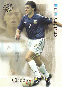 Claudio Lopez Argentina Futera World Football 2004 #47